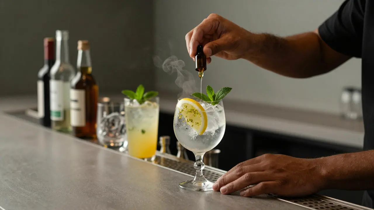 Kann Cannabis in alkoholischen Getränken serviert werden?