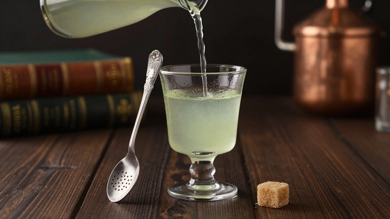 Wie trinkt man 90% Absinth richtig und sicher?