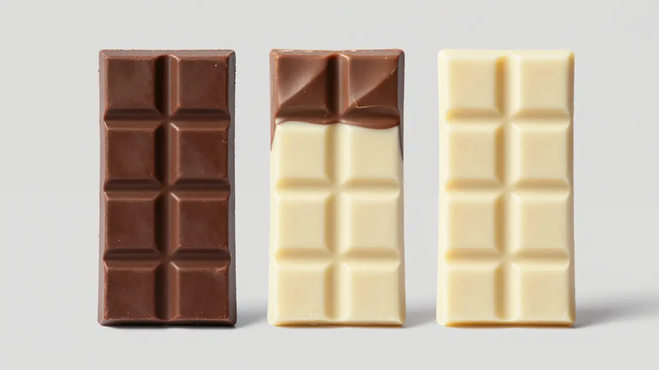 Vergleich von dunkler und Milchschokolade hinsichtlich Hitzebeständigkeit