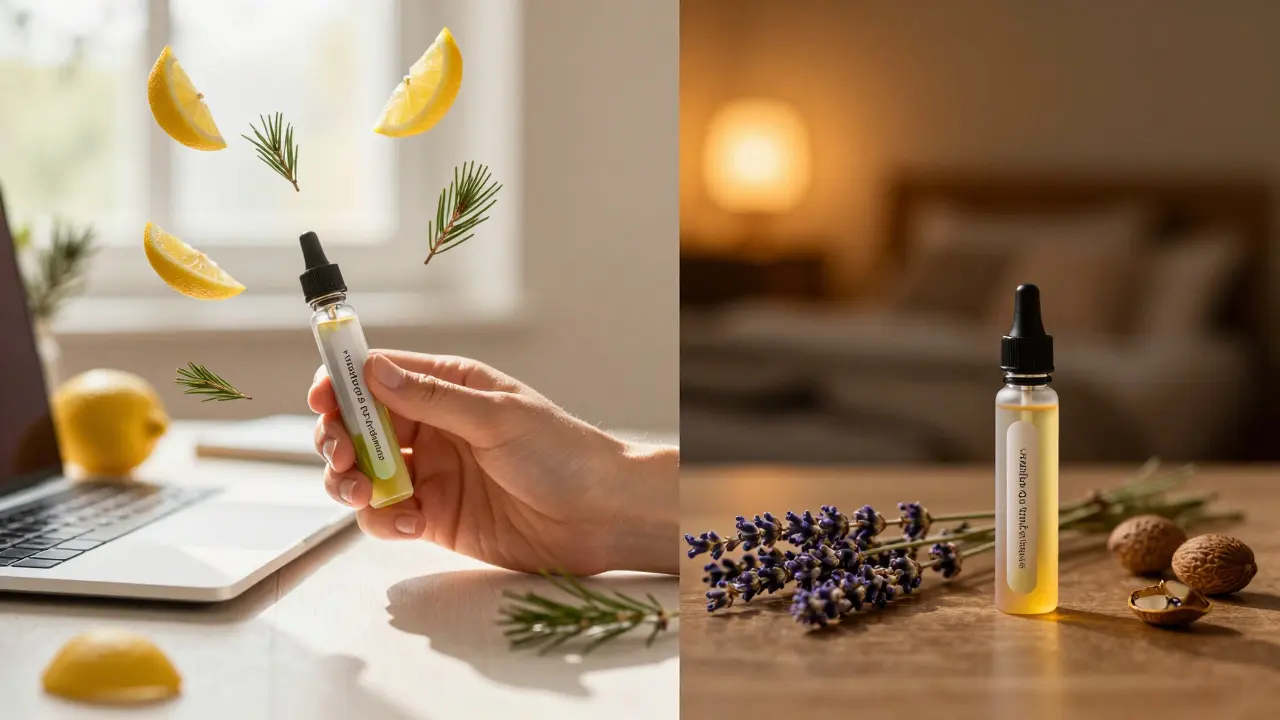 Vergleich von energisierenden und entspannenden HHC-Terpenprofilen